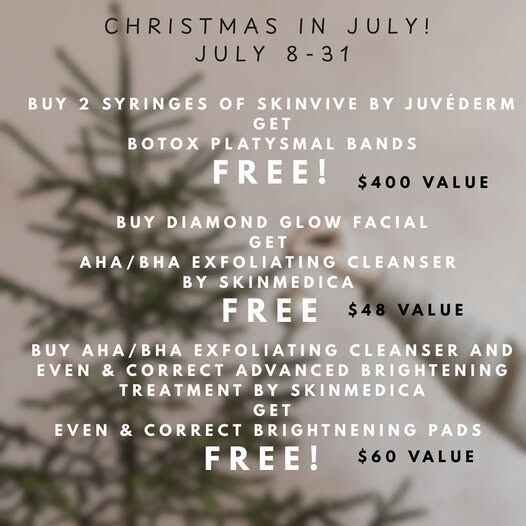 NuGenesis Medical Spa July 2025 specials